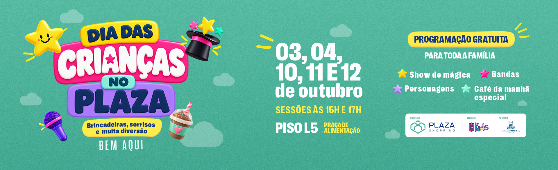 Dia das Crianças do Plaza 2026