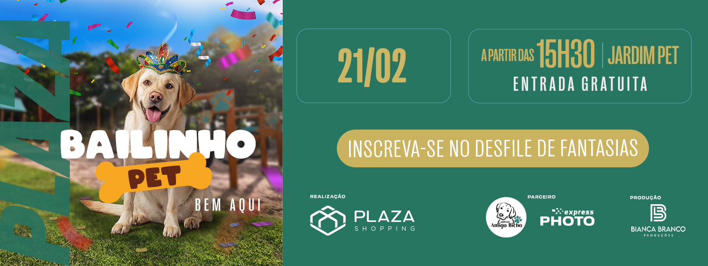 Banner do evento: Bailinho Pet 2026