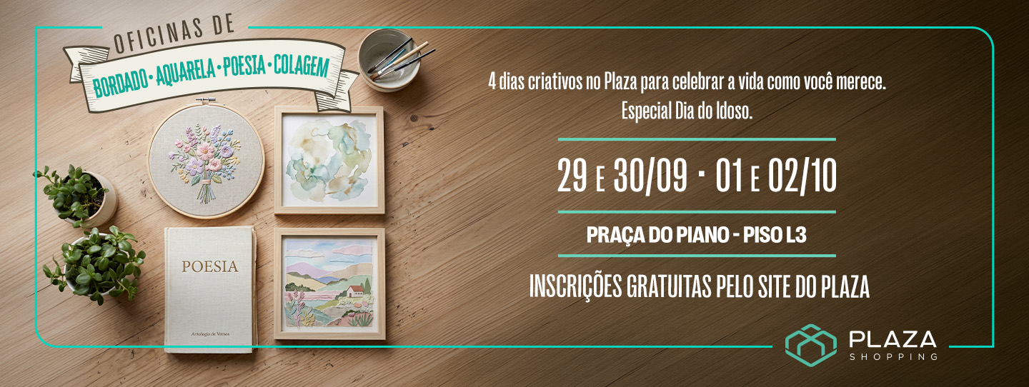 Banner do evento: Oficinas Dia do Idoso