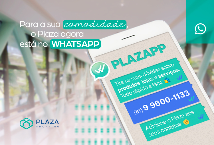 Fale com o Plaza no WhatsApp