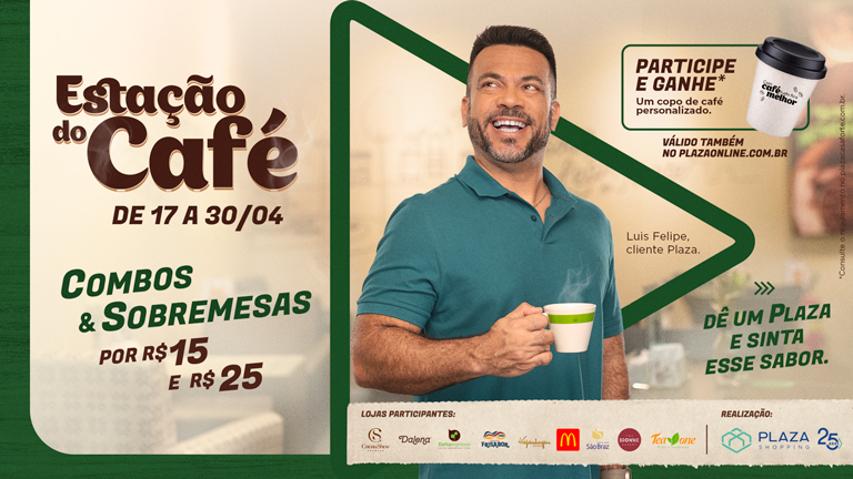 Festival Esta&ccedil;&atilde;o do Caf&eacute; do Plaza acontece em abril, na Zona Norte