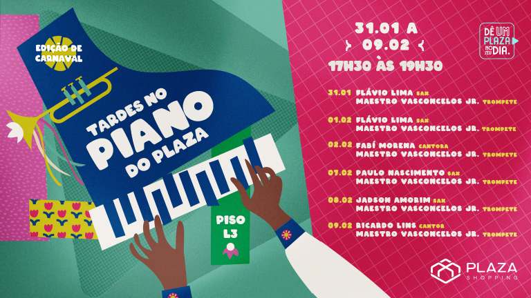 Especial de Carnaval promete alegria e emo&ccedil;&atilde;o no Plaza Shopping