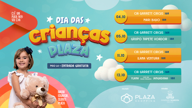 Dia das crianças Plaza 