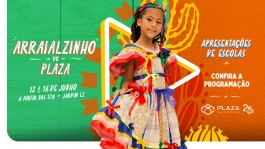 Arraialzinho do Plaza recebe apresentações juninas de escolas recifenses 